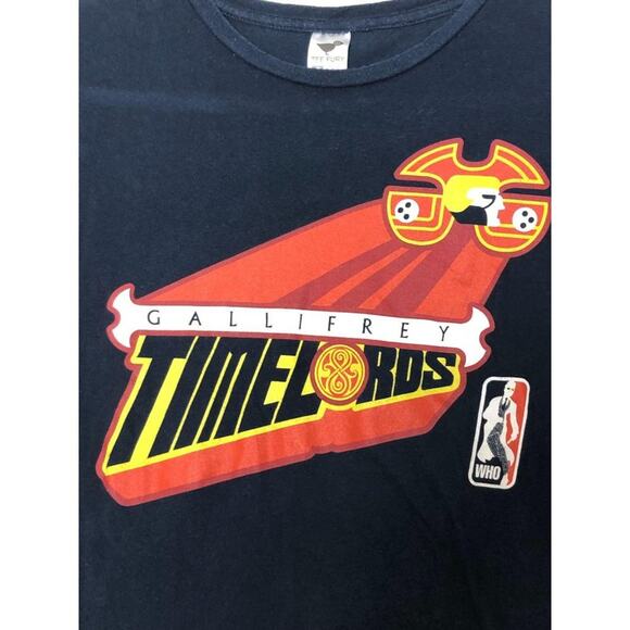 TeeFury Dr Who Gallifrey Basketball Shirt Small Dr. Ten - Picture 2 of 8